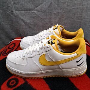 Size 11.5 Men Nike Air Force 1 Low Double Swoosh “Light Ginger” White CT2300-100